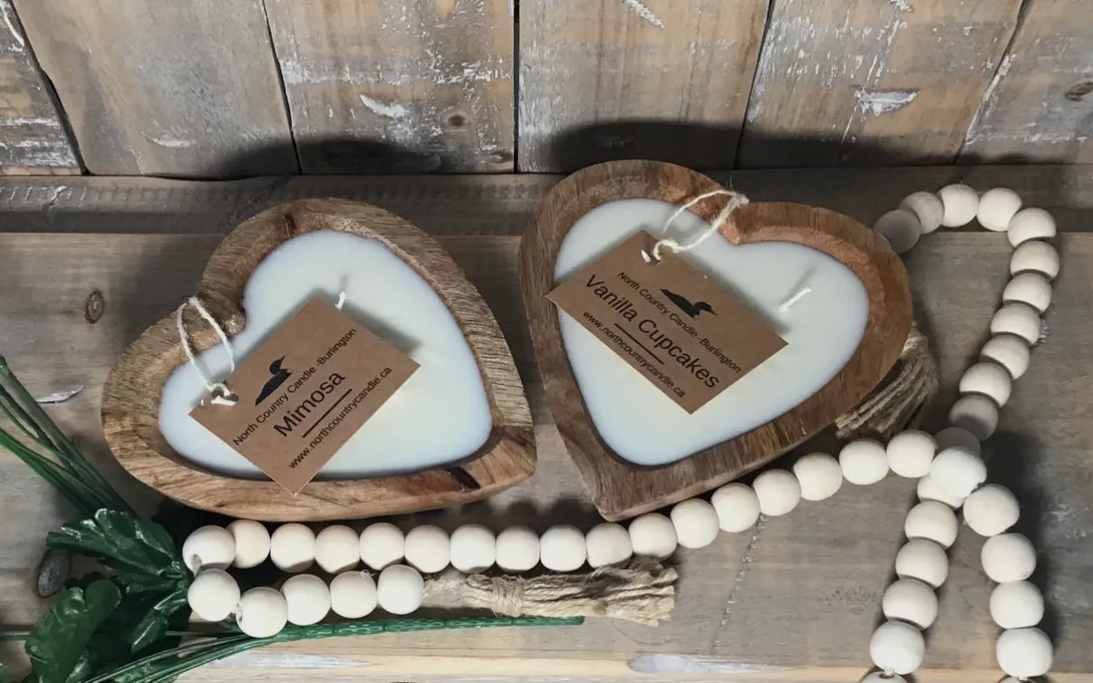 Sweetheart Dough bowl Candles