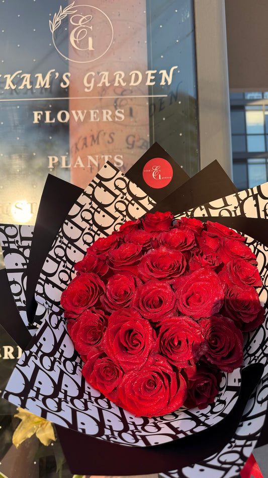 Basic Red Rose bouquet