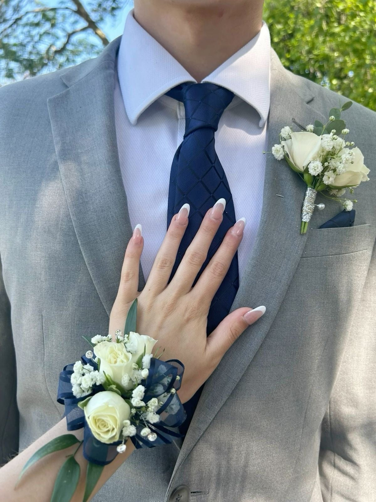 Corsage and Boutonniere Combo
