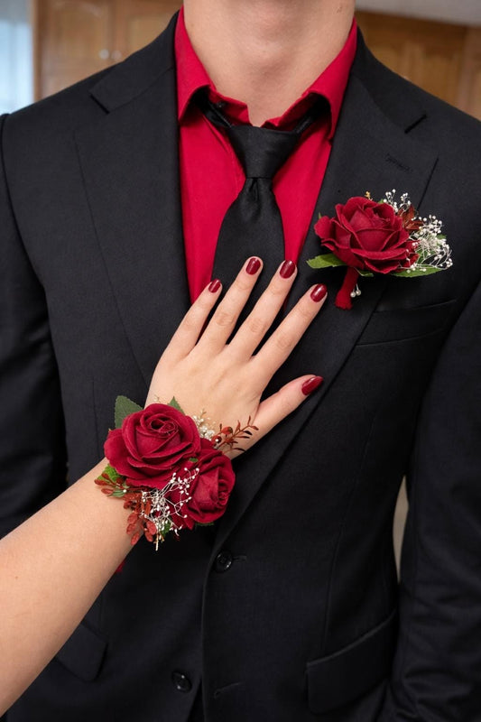 Corsage and Boutonniere Combo