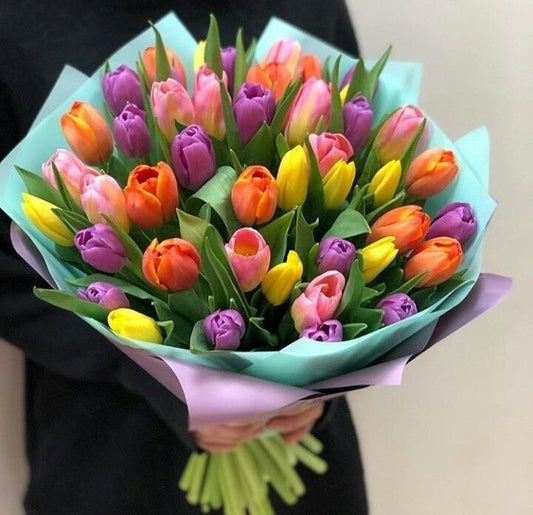 Mixed Tulips Bouquet