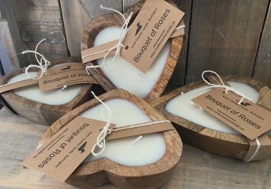 Sweetheart Dough bowl Candles