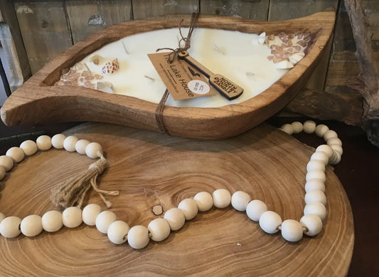 Large twisted Dough Bowl Candles