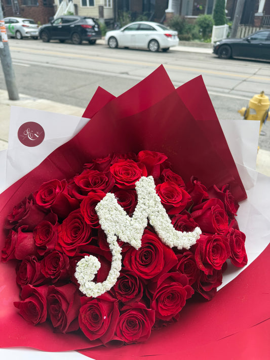 Rose Initial Love